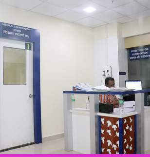 Reception and registration