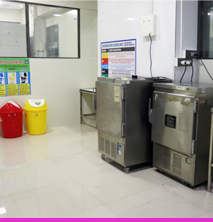 Lab for blood grouping & X match